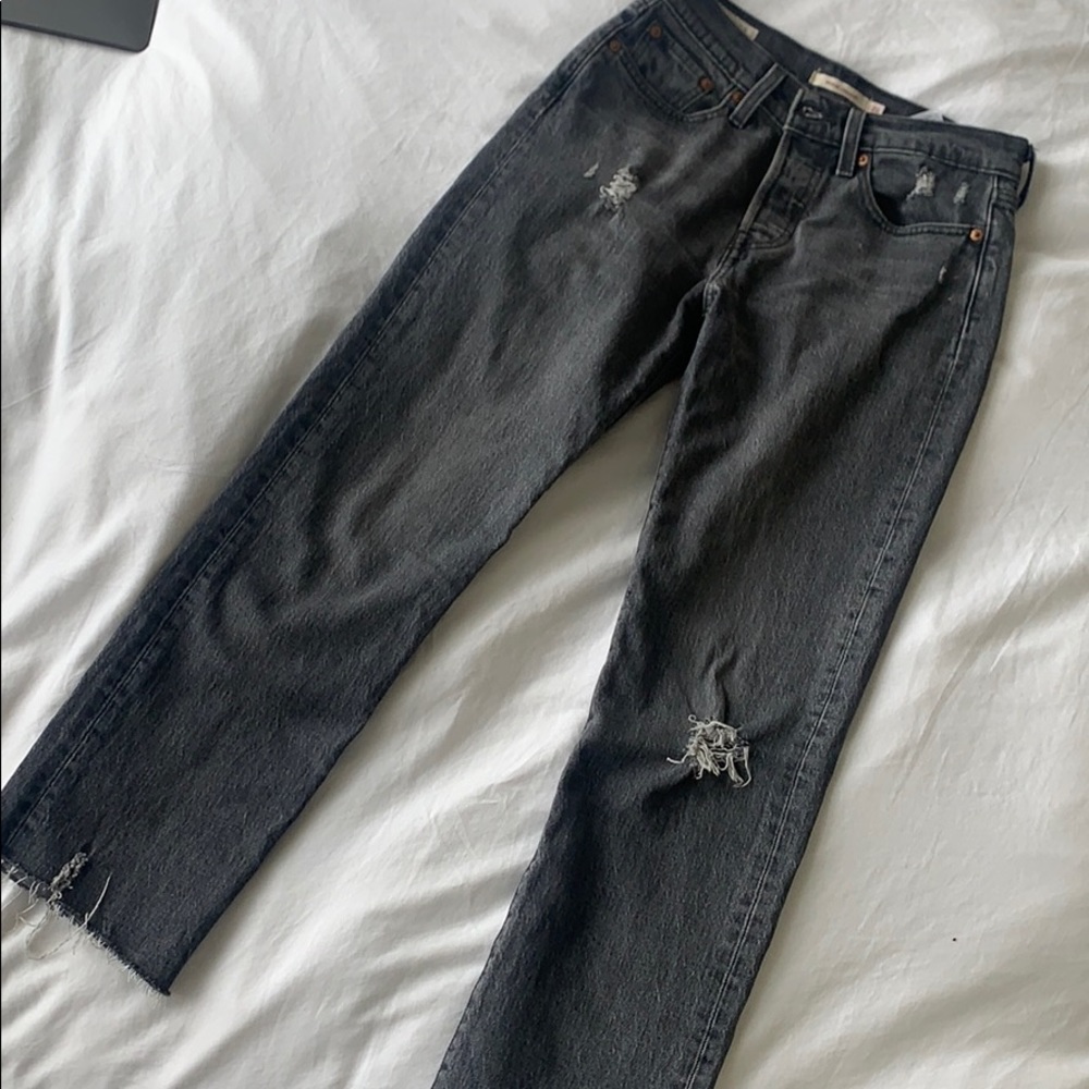 LEVI Black Washed Jeans